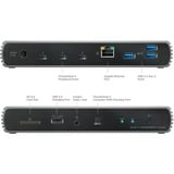 Sonnet ECHO-DK11-T4 base para portátil y replicador de puertos Alámbrico Thunderbolt 4 Negro, Estación de acoplamiento Alámbrico, Thunderbolt 4, 90 W, Negro, SD, Enlace, Poder