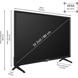 Telefunken XH32SO550SD, Televisor LED negro