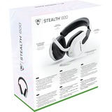 Turtle Beach Stealth 600 Blanco Xbox Auriculares de Juego Inalámbricos con 80hr Batería, Altavoces de 50 mm y Bluetooth para Xbox Series X o S, Xbox One y PC, Auriculares para gaming blanco, Altavoces de 50 mm y Bluetooth para Xbox Series X o S, Xbox One y PC, Inalámbrico, 20 - 20000 Hz, Juego, 320 g, Auriculares, Blanco