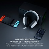 Turtle Beach Stealth 600 Blanco Xbox Auriculares de Juego Inalámbricos con 80hr Batería, Altavoces de 50 mm y Bluetooth para Xbox Series X o S, Xbox One y PC, Auriculares para gaming blanco, Altavoces de 50 mm y Bluetooth para Xbox Series X o S, Xbox One y PC, Inalámbrico, 20 - 20000 Hz, Juego, 320 g, Auriculares, Blanco