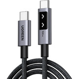 UGREEN 35513, Cable negro/Gris