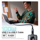 UGREEN 35513, Cable negro/Gris