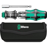 Wera Kraftform Kompakt 28, 7 piezas, Llave de tubo negro/Verde