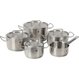 Zwilling 40901-001 kit de cacerolas, Conjunto de ollas acero fino, Acero inoxidable, Acero inoxidable, Aluminio, 20 cm, 16 cm, 20 cm