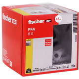 fischer Taco para hormigón celular FFA 8 S, Pasador gris claro