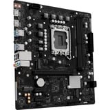 ASRock B860M-H2, Placa base negro