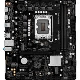 ASRock B860M-H2, Placa base negro