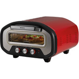 Ariete Horno para pizza DA GENNARO, Horno de pizza rojo/Acero fino