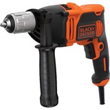 BLACK+DECKER Taladro percutor BEH850K, Taladradora de impacto naranja/Negro