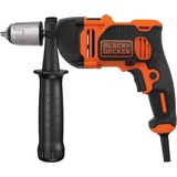 BLACK+DECKER Taladro percutor BEH850K, Taladradora de impacto naranja/Negro