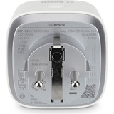 Bosch 8750001300X4, Toma de corriente con interruptor blanco