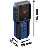 Bosch Detector GMS 100-23 Professional, Localizador azul/Negro