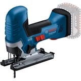 Bosch GST 18V-125 S PROFESSIONAL power jigsaws 3500 spm 1,9 kg, Sierra de calar azul/Negro, Empuñadura cilíndrica, Negro, Azul, Acero inoxidable, -45 - 45°, Aluminio, Acero, Madera, Sin escobillas, 3500 spm