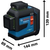 Bosch Láser de líneas GLL 80-33 G Professional azul/Negro