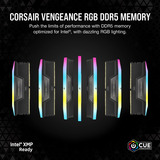 Corsair CMH32GX5M2D6000Z38, Memoria RAM negro