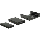 DeLOCK Marco intercambiable 3.5″ / 5.25″ para discos duros y SSDs SATA de 2.5″, Chasis intercambiable 
