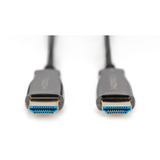 Digitus AK-330125-150-S, Cable negro