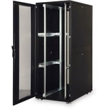 Digitus Armario de servidor de la serie Unique - 800 x 1200 mm (an. x pr.), Armario IT negro, Rack o bastidor independiente, 42U, 1000 kg, Negro
