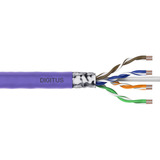 Digitus Cable de instalación Professional Cat.6 F/UTP simplex, Dca violeta