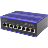 Digitus Switch de red PoE Fast Ethernet de 8 puertos, Industrial, no gestionado, Interruptor/Conmutador 