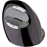 Evoluent VerticalMouse D Wireless, Ratón negro/Plateado
