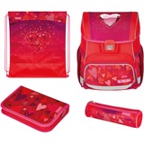 Herlitz Loop Plus Sweet Hearts, Cartera de escuela rojo