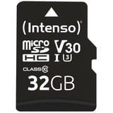 Intenso 3433480 memoria flash 32 GB MicroSDHC UHS-I Clase 10, Tarjeta de memoria 32 GB, MicroSDHC, Clase 10, UHS-I, 100 MB/s, 45 MB/s