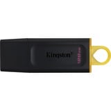 Kingston DataTraveler Exodia unidad flash USB 128 GB USB tipo A 3.2 Gen 1 (3.1 Gen 1) Negro, Lápiz USB negro/Amarillo, 128 GB, USB tipo A, 3.2 Gen 1 (3.1 Gen 1), Tapa, 11 g, Negro