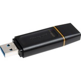Kingston DataTraveler Exodia unidad flash USB 128 GB USB tipo A 3.2 Gen 1 (3.1 Gen 1) Negro, Lápiz USB negro/Amarillo, 128 GB, USB tipo A, 3.2 Gen 1 (3.1 Gen 1), Tapa, 11 g, Negro