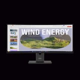 Lenovo ThinkVision T34WD-40 Monitor, Monitor LED negro, 86,4 cm (34"), 3440 x 1440 Pixeles, Wide Quad HD, LED, 6 ms, Negro