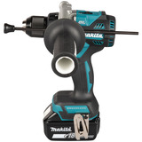 Makita Taladro atornillador percutor a batería DHP492Z, 18Volt, Martillo atornillador azul/Negro