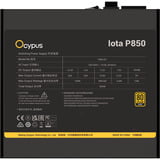 Ocypus Iota P850 Black, Fuente de alimentación de PC negro