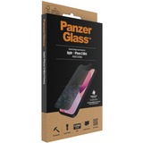 PanzerGlass P2741 protector de pantalla o trasero para teléfono móvil Apple 1 pieza(s), Película protectora negro, Apple, Apple - iPhone 13 Mini, Aplicación en seco, Resistente a rayones, Resistente a golpes, Antibacteriano, Transparente, 1 pieza(s)