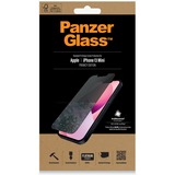 PanzerGlass P2741 protector de pantalla o trasero para teléfono móvil Apple 1 pieza(s), Película protectora negro, Apple, Apple - iPhone 13 Mini, Aplicación en seco, Resistente a rayones, Resistente a golpes, Antibacteriano, Transparente, 1 pieza(s)