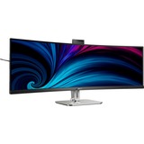 Philips 49B2U6903CH/00 pantalla para PC 124 cm (48.8") 5120 x 1440 Pixeles Dual QHD LCD Gris, Monitor LED gris oscuro/Plateado, 124 cm (48.8"), 5120 x 1440 Pixeles, Dual QHD, LCD, 4 ms, Gris