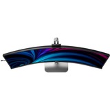 Philips 49B2U6903CH/00 pantalla para PC 124 cm (48.8") 5120 x 1440 Pixeles Dual QHD LCD Gris, Monitor LED gris oscuro/Plateado, 124 cm (48.8"), 5120 x 1440 Pixeles, Dual QHD, LCD, 4 ms, Gris
