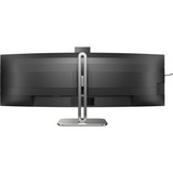 Philips 49B2U6903CH/00 pantalla para PC 124 cm (48.8") 5120 x 1440 Pixeles Dual QHD LCD Gris, Monitor LED gris oscuro/Plateado, 124 cm (48.8"), 5120 x 1440 Pixeles, Dual QHD, LCD, 4 ms, Gris