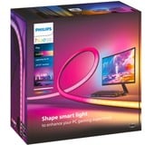 Philips Hue Hue Play Gradient Lightstrip para PC, Tira de LED negro/blanco, Philips Hue Play Gradient Lightstrip para PC, Tira de luz inteligente, Bluetooth, Blanco, Silicona, Bombilla(s) no reemplazable(s), Variable