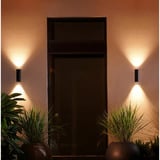 Philips Hue Hue White & Color Ambiance Impress Aplique de pared exterior (bajo voltaje), Luz de LED negro