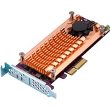 QNAP QM2 tarjeta y adaptador de interfaz Interno M.2 PCIe, M.2, PCIe 2.0, Cobre, 68,9 mm, 147,2 mm