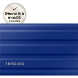 SAMSUNG MU-PE2T0R 2 TB USB Tipo C 3.2 Gen 2 (3.1 Gen 2) Azul, Unidad de estado sólido azul, 2 TB, USB Tipo C, 3.2 Gen 2 (3.1 Gen 2), 1050 MB/s, Protección mediante contraseña, Azul