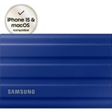 Samsung MU-PE2T0R 2 TB USB Tipo C 3.2 Gen 2 (3.1 Gen 2) Azul, Unidad de estado sólido azul, 2 TB, USB Tipo C, 3.2 Gen 2 (3.1 Gen 2), 1050 MB/s, Protección mediante contraseña, Azul