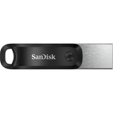 SanDisk iXpand unidad flash USB 64 GB USB Type-A / Lightning 3.2 Gen 2 (3.1 Gen 2) Negro, Plata, Lápiz USB negro/Plateado, 64 GB, USB Type-A / Lightning, 3.2 Gen 2 (3.1 Gen 2), Girar, Negro, Plata