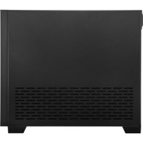 Sharkoon MS-Y1000 Micro Torre Negro, Cajas de torre negro, Micro Torre, PC, Negro, micro ATX, Mini-ITX, Juego, 13,5 cm