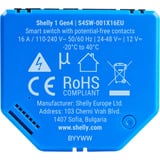 Shelly 1 Gen4, Relé azul