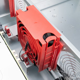 SilverStone SST-RM43-324-RS, Rack, caja de servidor negro/Rojo