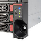 SilverStone SST-RM43-324-RS, Rack, caja de servidor negro/Rojo