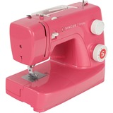 Singer Simple 3223R Máquina de coser semiautomática Electromecánica rosa neón, Rojo, Máquina de coser semiautomática, Costura, Paso 4, Giratorio, 5 mm