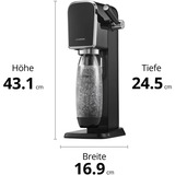 SodaStream 7290113764439, Gasificador de agua negro