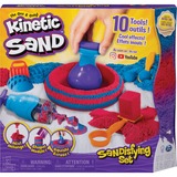 Spin Master KINETIC SAND - ARENA MÁGICA - SET SANDISFYING - 907g de Arena Azul y Roja con 10 Moldes y Accesorios - Kit Manualidades Niños - 6047232 - Juguetes Niños 3 Años +, Juego de arena Kinetic Sand - ARENA MÁGICA - SET SANDISFYING - 907g de Arena Azul y Roja con 10 Moldes y Accesorios - Kit Manualidades Niños - 6047232 - Juguetes Niños 3 Años +, Arena kinética infantil, 3 año(s), Multicolor
